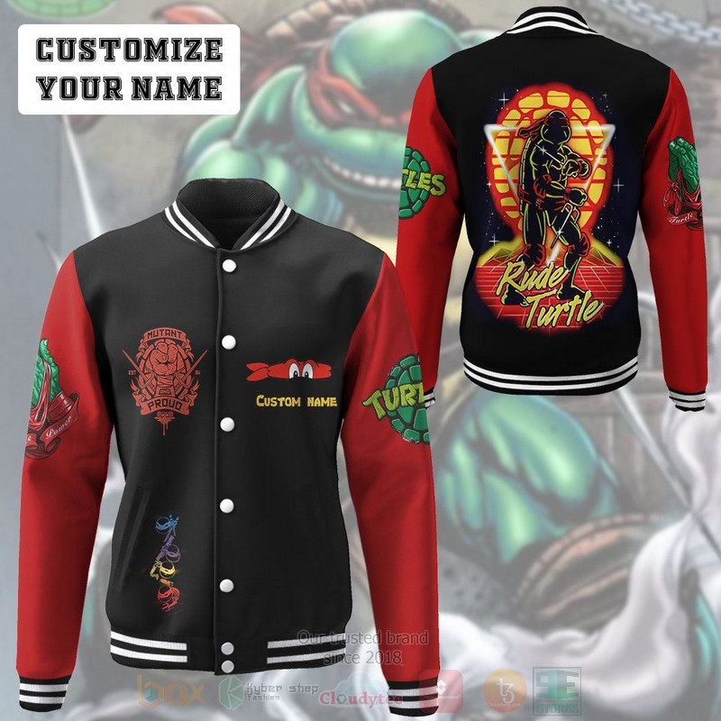 BEST Raphael Raph TMNT Red Cosplay Custom Name Unisex Baseball Jacket 4 BEST Raphael Raph TMNT Red Cosplay Custom Name Unisex Baseball Jacket word1