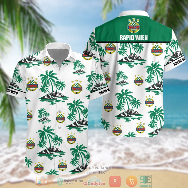 Rapid Wien Hawaii Shirt word2