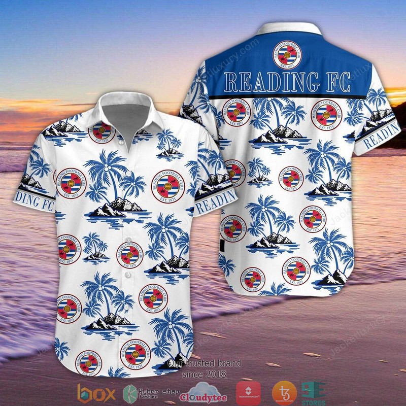 Reading F.C Hawaiian Shirt, Beach Short 1 Reading F.C Hawaiian Shirt, Beach Short word3