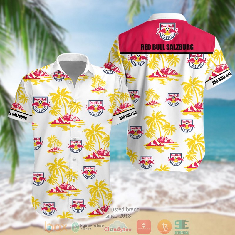 Red Bull Salzburg Hawaii Shirt word1