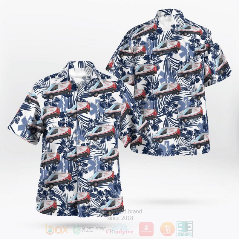 BEST Regional Paramedical Services Inc Alabama Ambulance 3D Aloha Shirt word1
