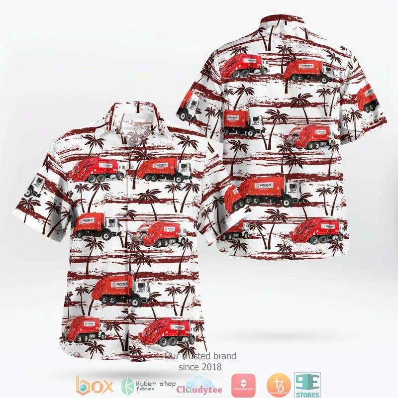 Republic Services 1211 Hawaiian Shirt