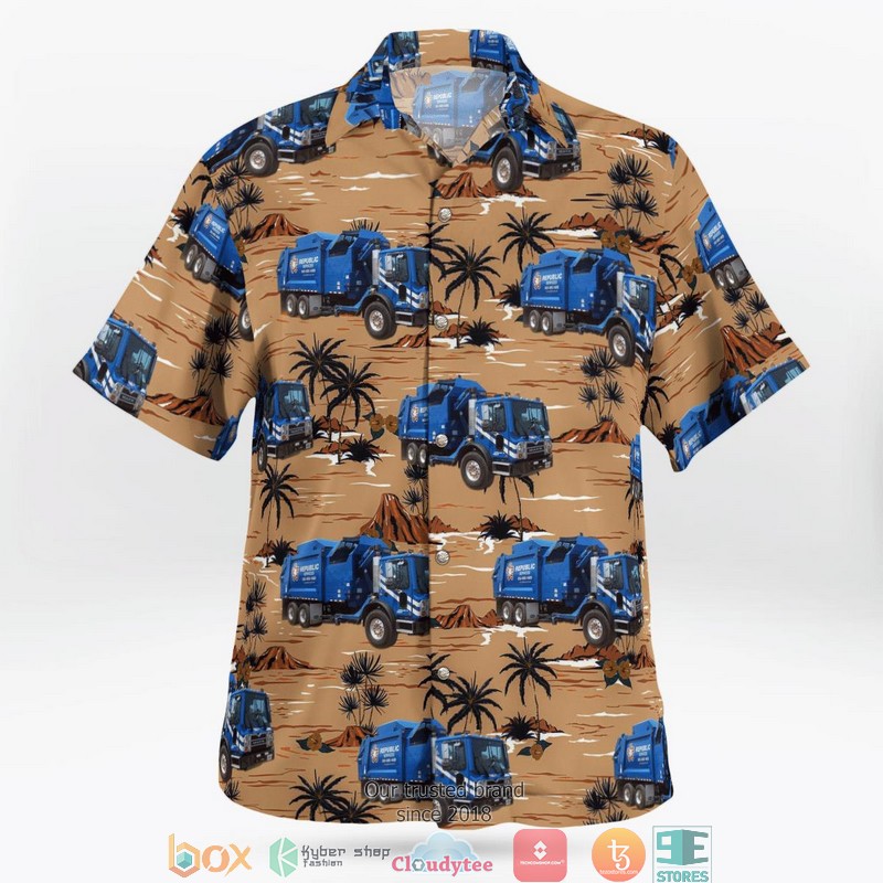 Republic Services Mack MRU MRU633 Heil DuraPack 7000 Hawaiian Shirt 2 Republic Services Mack MRU MRU633 Heil DuraPack 7000 Hawaiian Shirt word1