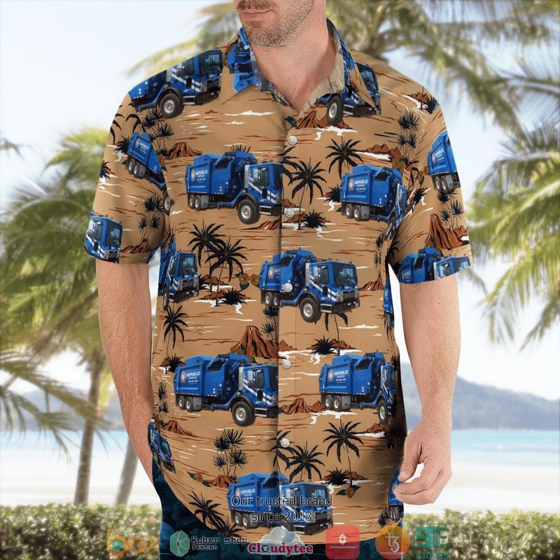 Republic Services Mack MRU MRU633 Heil DuraPack 7000 Hawaiian Shirt 3 Republic Services Mack MRU MRU633 Heil DuraPack 7000 Hawaiian Shirt word1