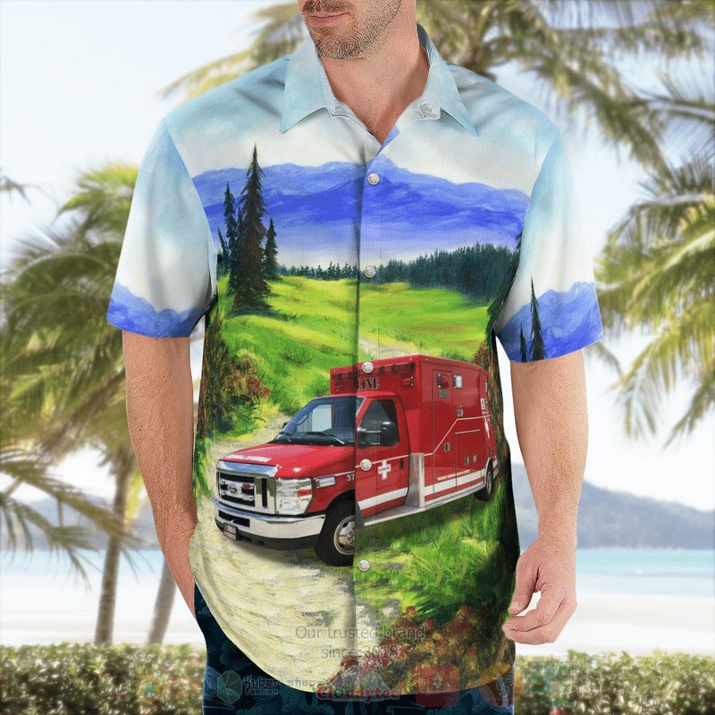 BEST Richmond, Indiana, Red Line EMS 3D Aloha Shirt 3 BEST Richmond, Indiana, Red Line EMS 3D Aloha Shirt word3