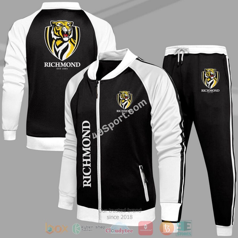 NEW Richmond Tigers Tracksuits Jacket and Pant word1