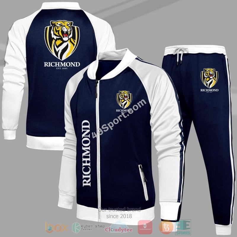 NEW Richmond Tigers Tracksuits Jacket and Pant word1