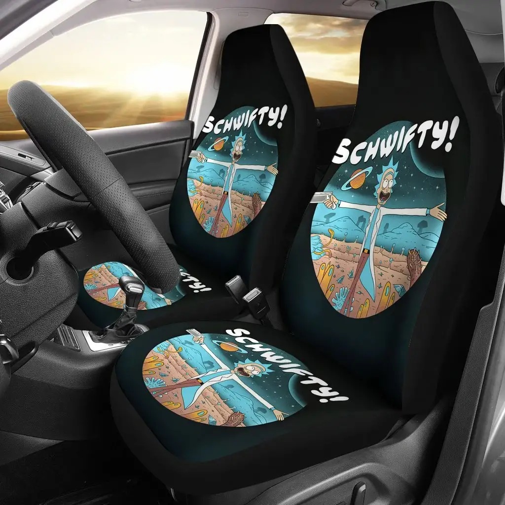 Rick Sanchez Schwifty Rick And Morty Cartoon Limited Car Seat Covers