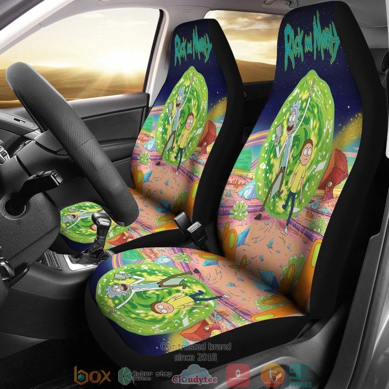 Rick And Morty K1222 Cartoon Limited Car Seat Covers