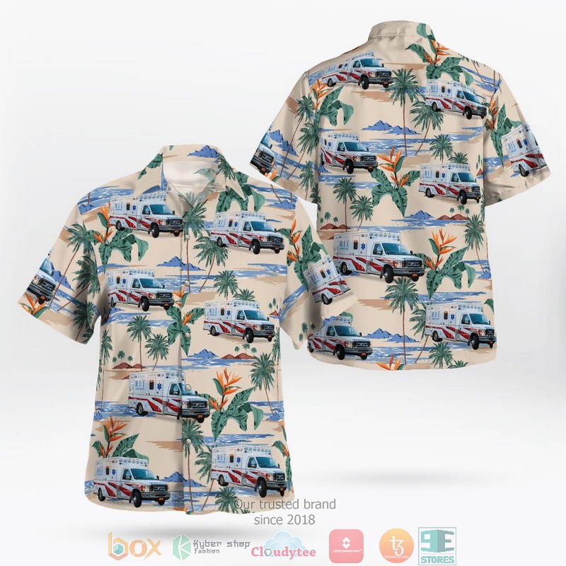 NEW Rochester New York RIT Ambulance Aloha Shirt 1 NEW Rochester New York RIT Ambulance Aloha Shirt word2