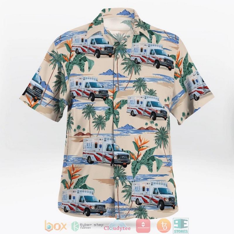 NEW Rochester New York RIT Ambulance Aloha Shirt 2 NEW Rochester New York RIT Ambulance Aloha Shirt word2