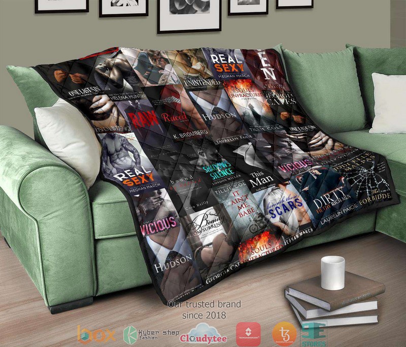Romance Book Covers Quilt word3