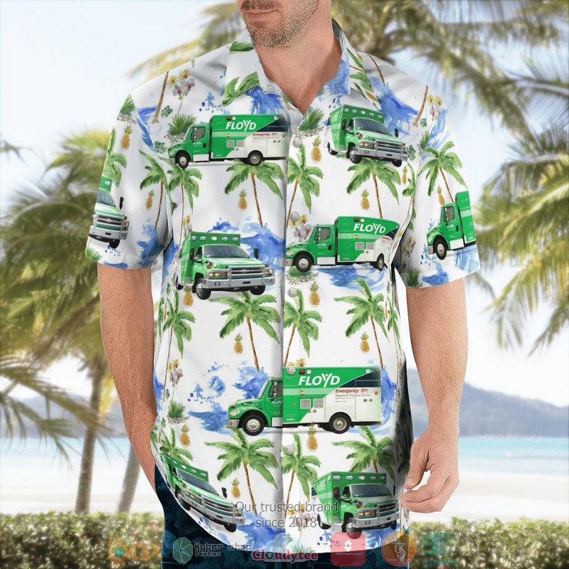 Rome Georgia Floyd EMS Aloha Shirt 3 Rome Georgia Floyd EMS Aloha Shirt word3