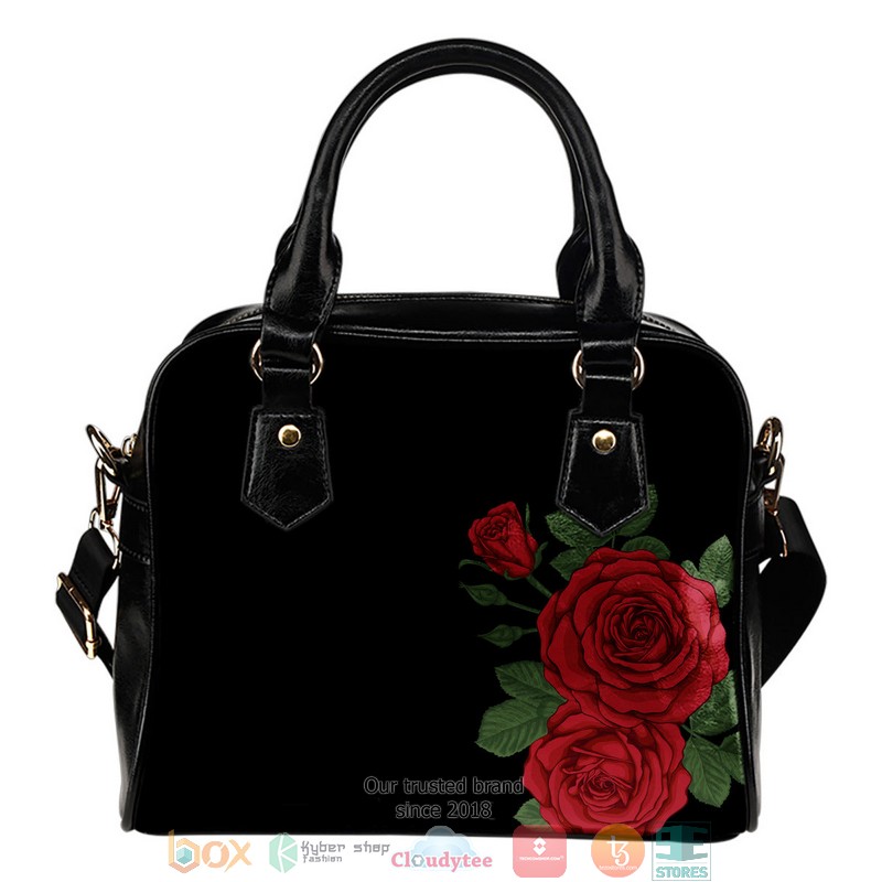Roses Leather Handbag