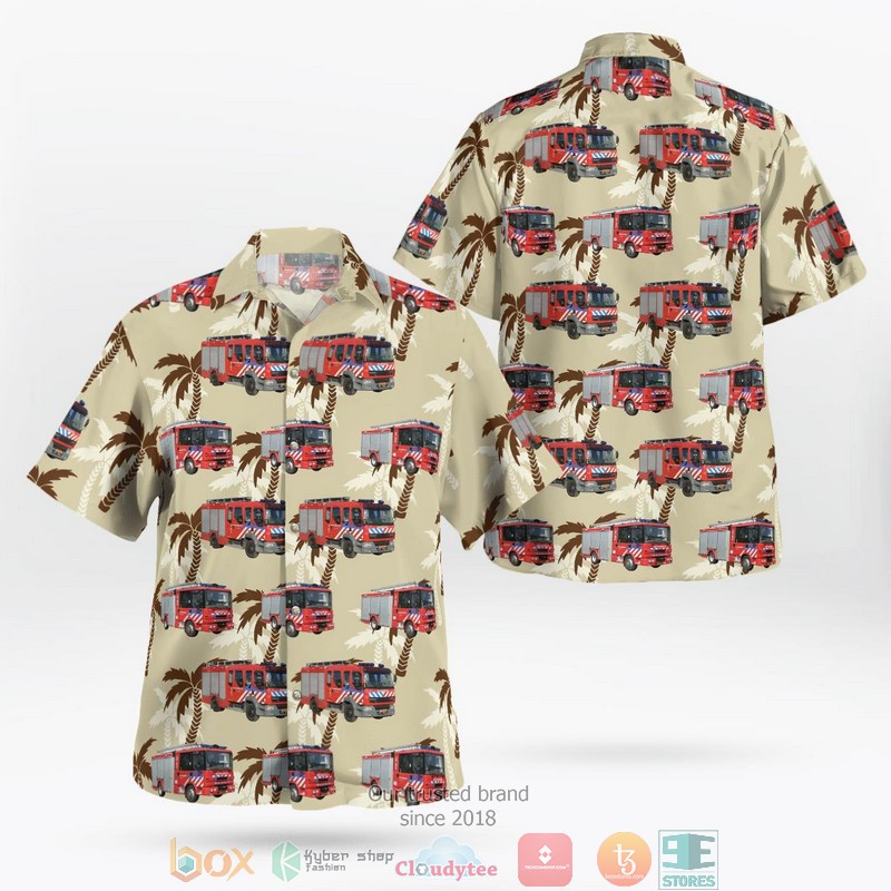 Rotterdam Netherlands Brandweer Rotterdam-Rijnmond Hawaii 3D Shirt 8 Rotterdam Netherlands Brandweer Rotterdam-Rijnmond Hawaii 3D Shirt word3