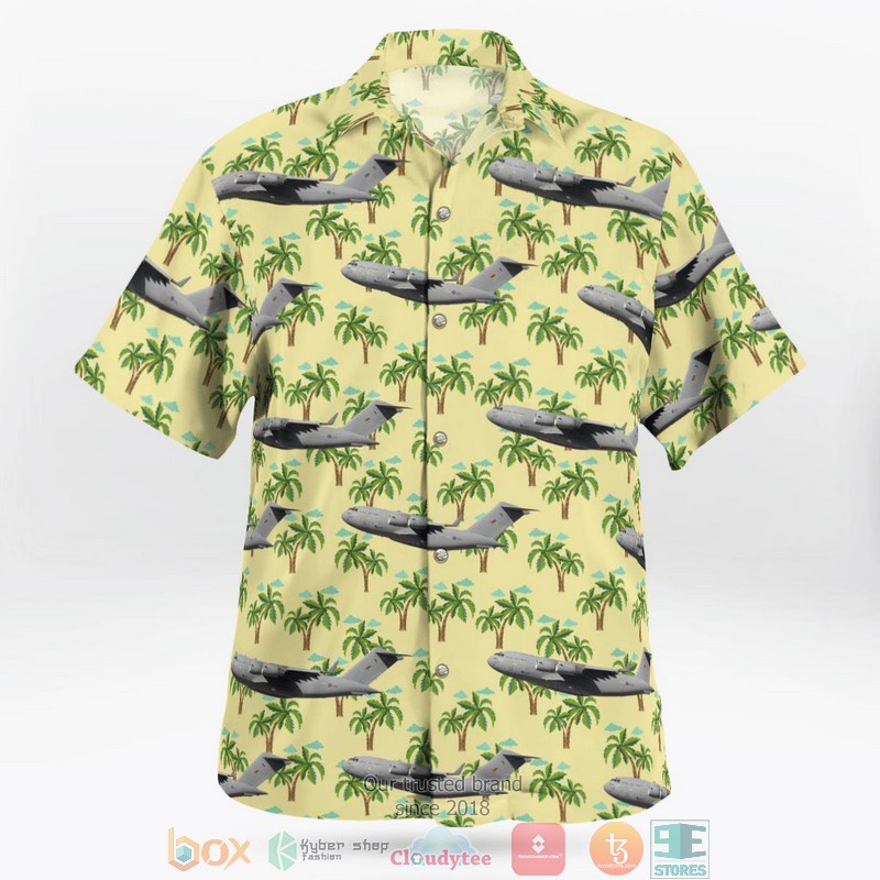 Royal Air Force Boeing C-17A Globemaster III Hawaii 3D Shirt 2 Royal Air Force Boeing C-17A Globemaster III Hawaii 3D Shirt word2