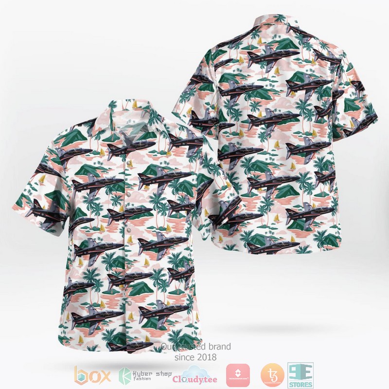 Royal Air Force British Aerospace Hawk T1 Hawaii 3D Shirt 1 Royal Air Force British Aerospace Hawk T1 Hawaii 3D Shirt word1