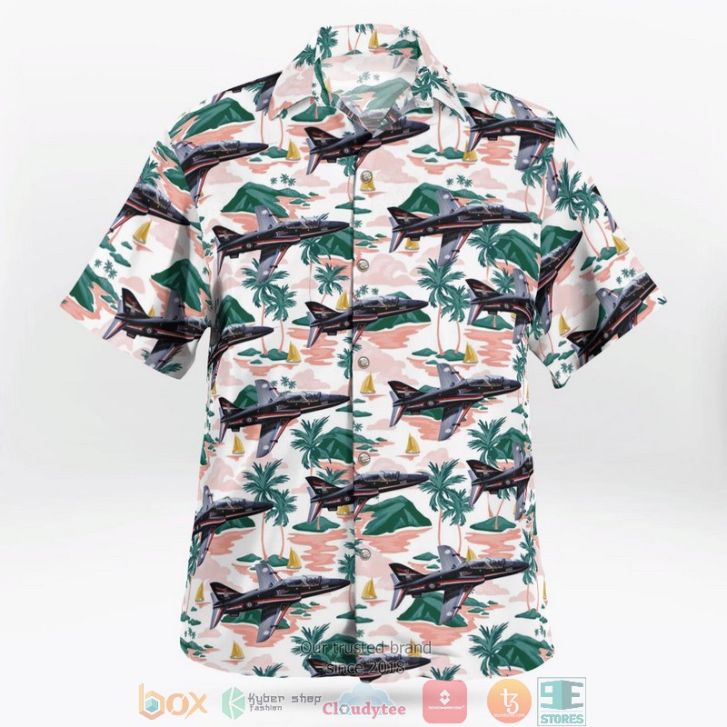 Royal Air Force British Aerospace Hawk T1 Hawaii 3D Shirt 2 Royal Air Force British Aerospace Hawk T1 Hawaii 3D Shirt word1