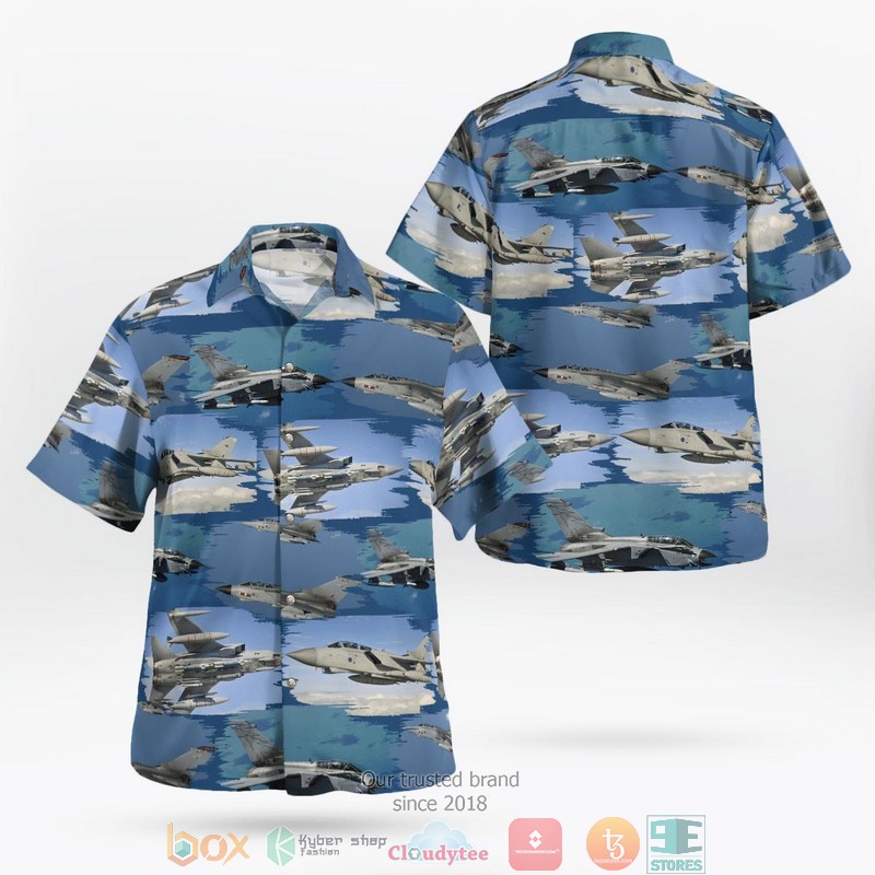 Royal Air Force RAF Tornado GR4 Hawaiian Shirt word2