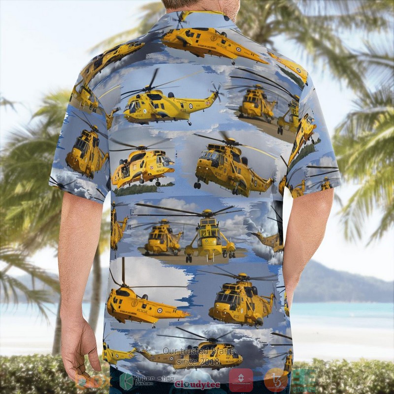 Royal Air Force RAF Westland Sea King HAR3 Hawaiian Shirt word2