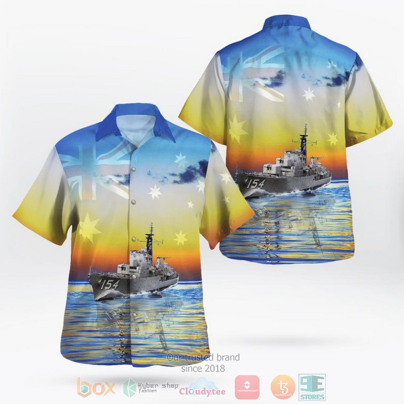 BEST Royal Australian Navy RAN HMAS Duchess D154 Daring-class Destroyer Hawaii Shirt word2
