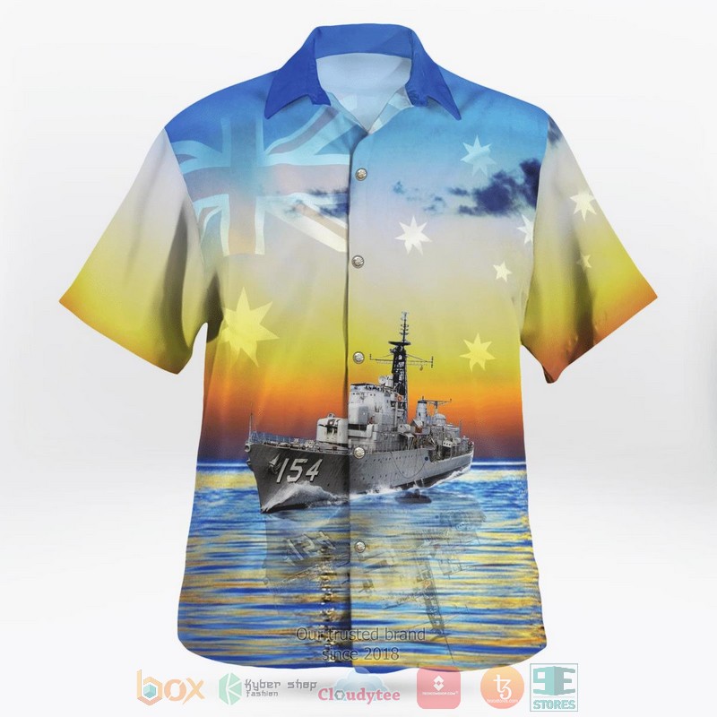 BEST Royal Australian Navy RAN HMAS Duchess D154 Daring-class Destroyer Hawaii Shirt word2