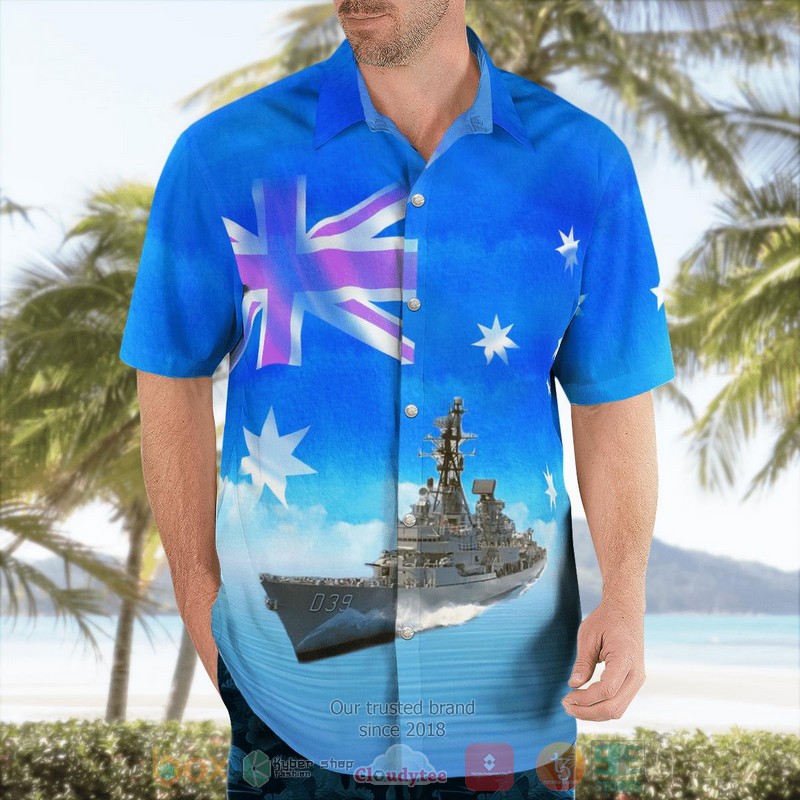BEST Royal Australian Navy RAN HMAS Hobart D 39 Perth-class Guided Missile Destroyer Hawaii Shirt 4 BEST Royal Australian Navy RAN HMAS Hobart D 39 Perth-class Guided Missile Destroyer Hawaii Shirt word3