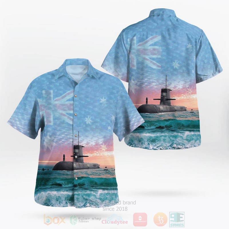 BEST Royal Australian Navy RAN HMAS Sheean SSG 77 Collins-class submarine 3D Aloha Shirt 8 BEST Royal Australian Navy RAN HMAS Sheean SSG 77 Collins-class submarine 3D Aloha Shirt word3