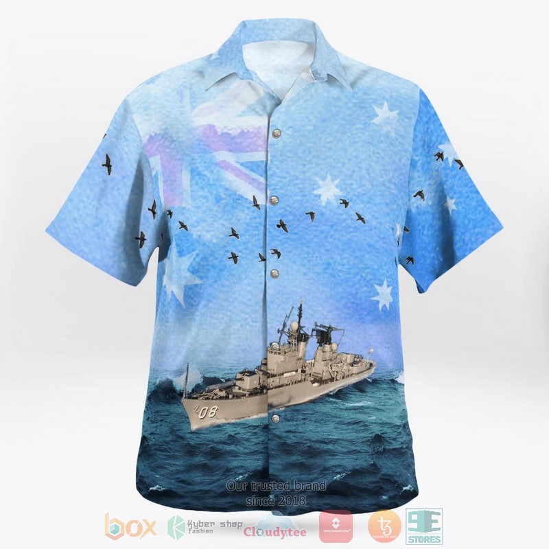 BEST Royal Australian Navy RAN HMAS Vendetta D08 Daring-class Destroyer Hawaii Shirt word2