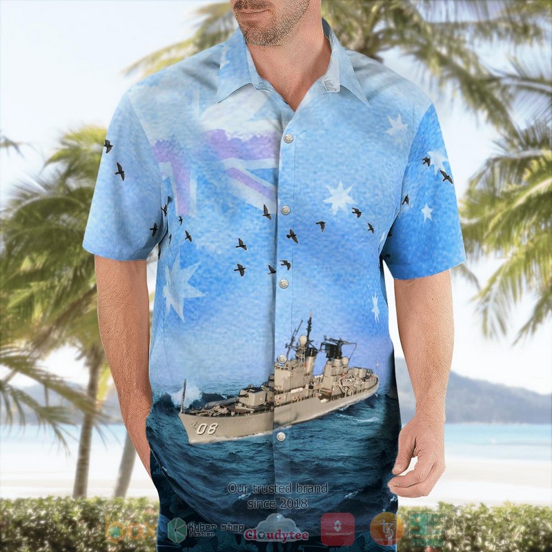 BEST Royal Australian Navy RAN HMAS Vendetta D08 Daring-class Destroyer Hawaii Shirt word2