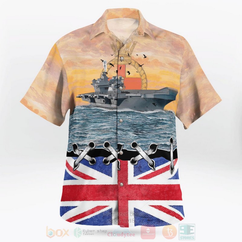 BEST Royal Navy HMS Prince of Wales R09 3D Aloha Shirt 2 BEST Royal Navy HMS Prince of Wales R09 3D Aloha Shirt word1