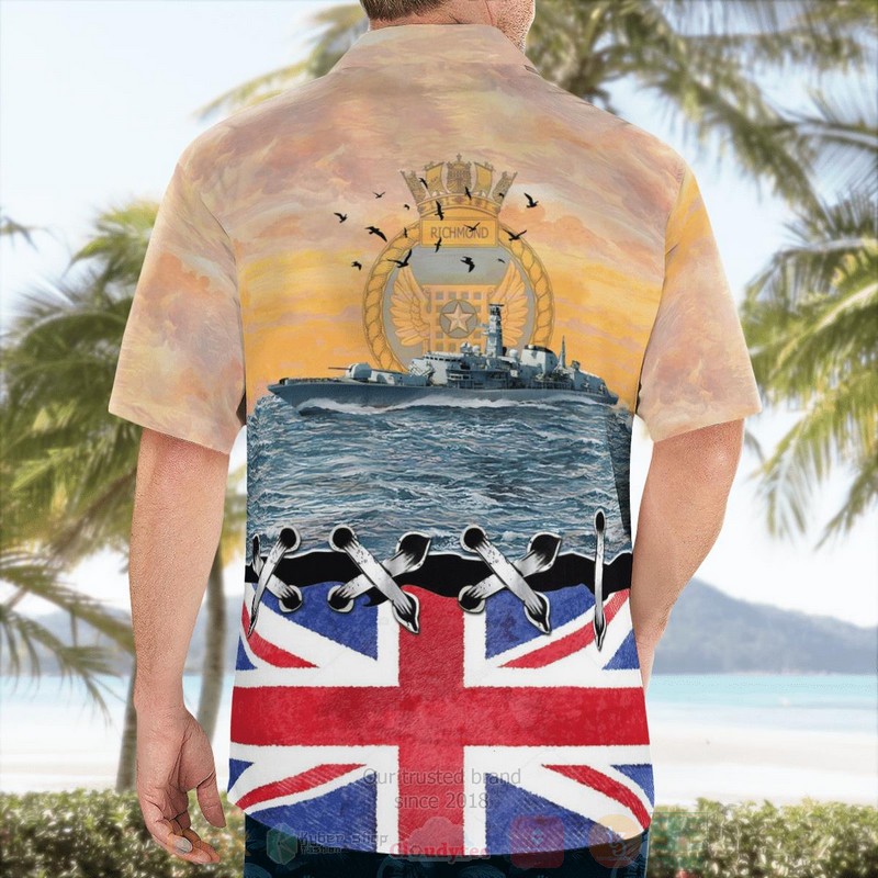 BEST Royal Navy HMS Richmond F239 3D Aloha Shirt 4 BEST Royal Navy HMS Richmond F239 3D Aloha Shirt word2