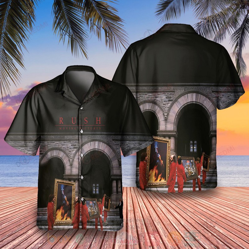BEST Rush Moving Pictures Album Aloha Hawaiian Shirt