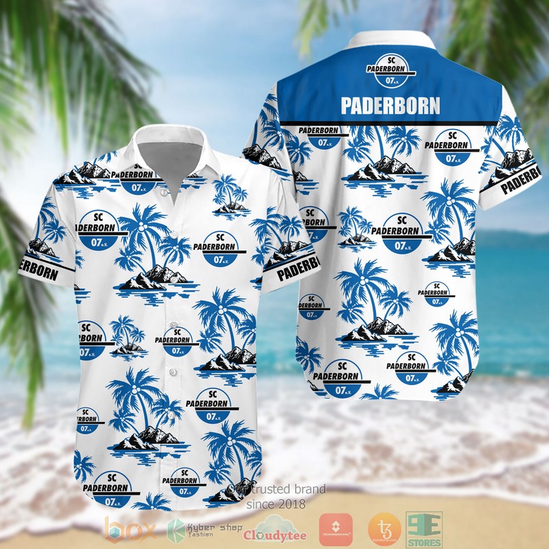 NEW SC Paderborn 07 Hawaii Shirt word3
