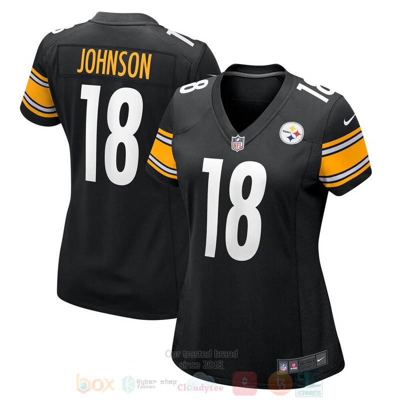 BEST Pittsburgh Steelers Diontae Johnson Black Jersey Football