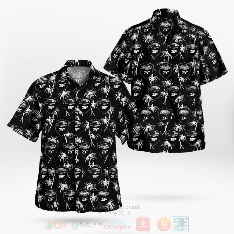 BEST SWAT Team Black 3D Aloha Shirt word1