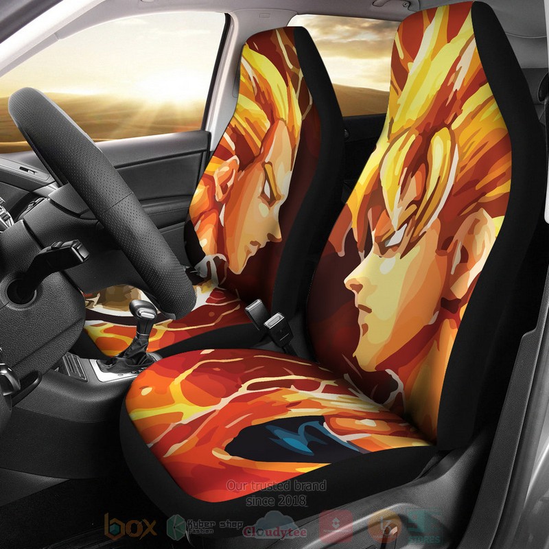 BEST Saiyan Battle Anime Dragon Ball Luxury Car Seat Covers