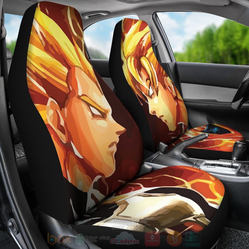 BEST Saiyan Battle Anime Dragon Ball Luxury Car Seat Covers 3 BEST Saiyan Battle Anime Dragon Ball Luxury Car Seat Covers word1