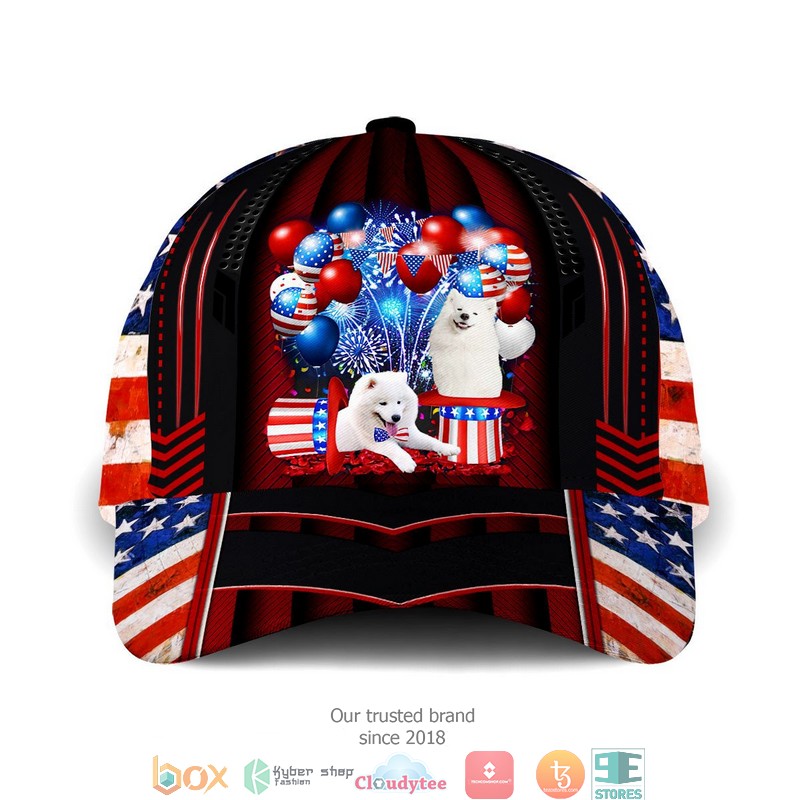 Samoyed Patriot Us Flag Balloon Cap 2 Samoyed Patriot Us Flag Balloon Cap word1