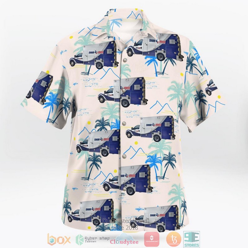 NEW San Antonio Texas Shurmed EMS Ambulance Aloha Shirt 2 NEW San Antonio Texas Shurmed EMS Ambulance Aloha Shirt word3