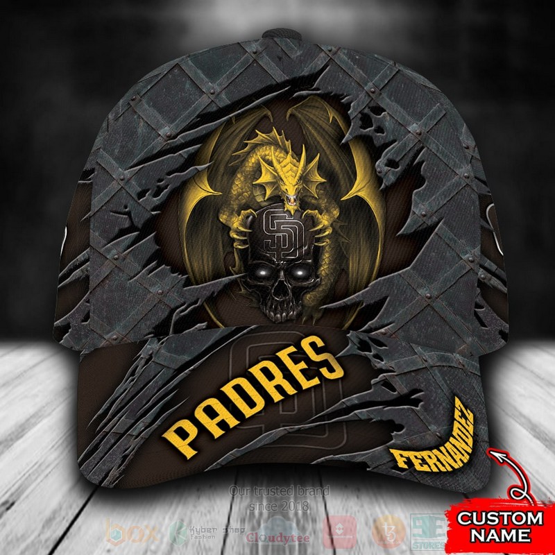 BEST San Diego Padres Dragon Custom Classic Cap word1