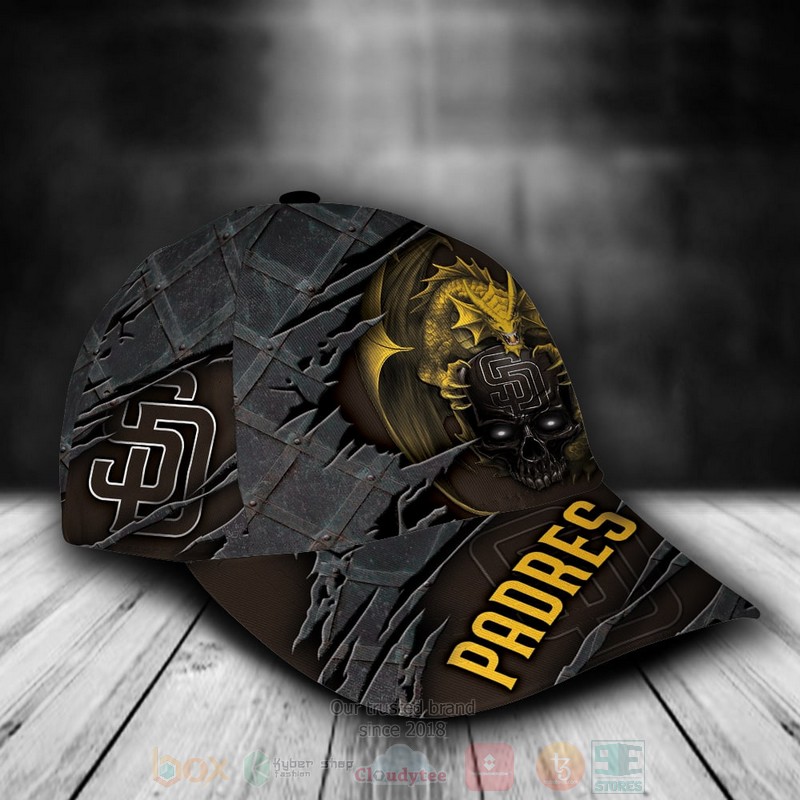 BEST San Diego Padres Dragon Custom Classic Cap 2 BEST San Diego Padres Dragon Custom Classic Cap word1