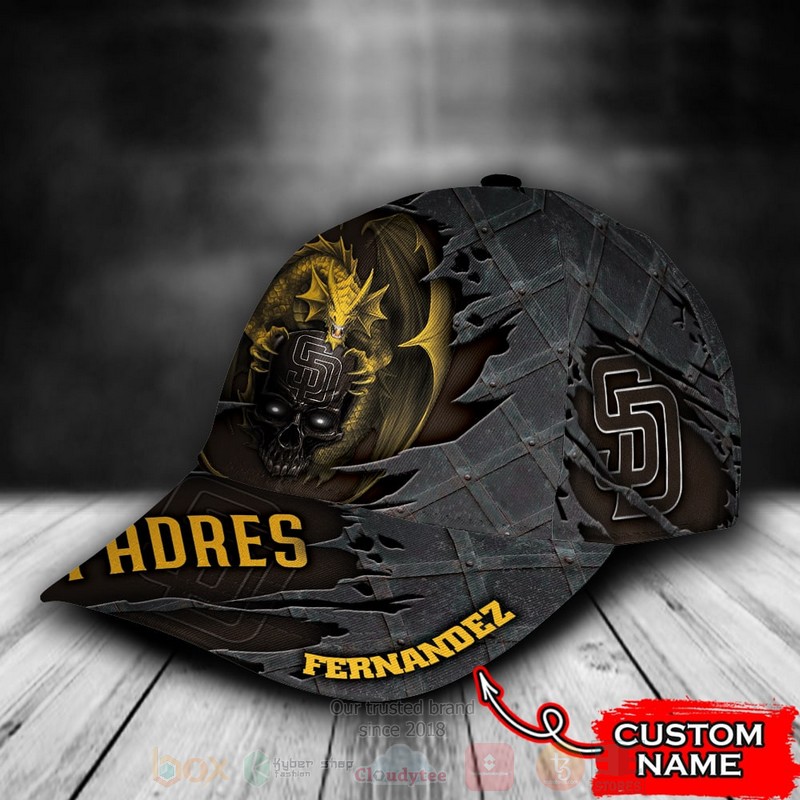 BEST San Diego Padres Dragon Custom Classic Cap 3 BEST San Diego Padres Dragon Custom Classic Cap word1