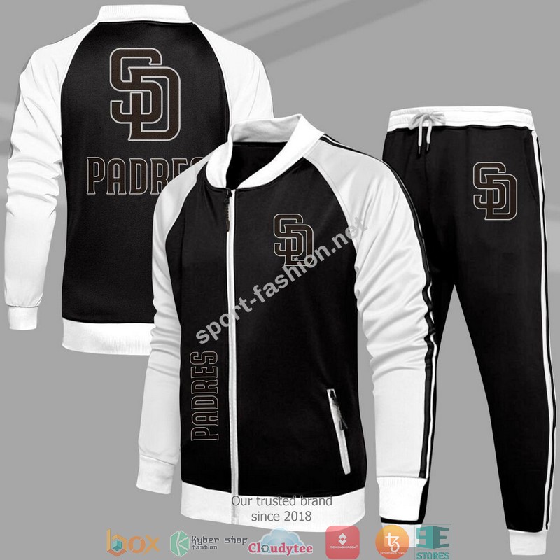 San Diego Padres Tracksuit Jacket, Pants word1
