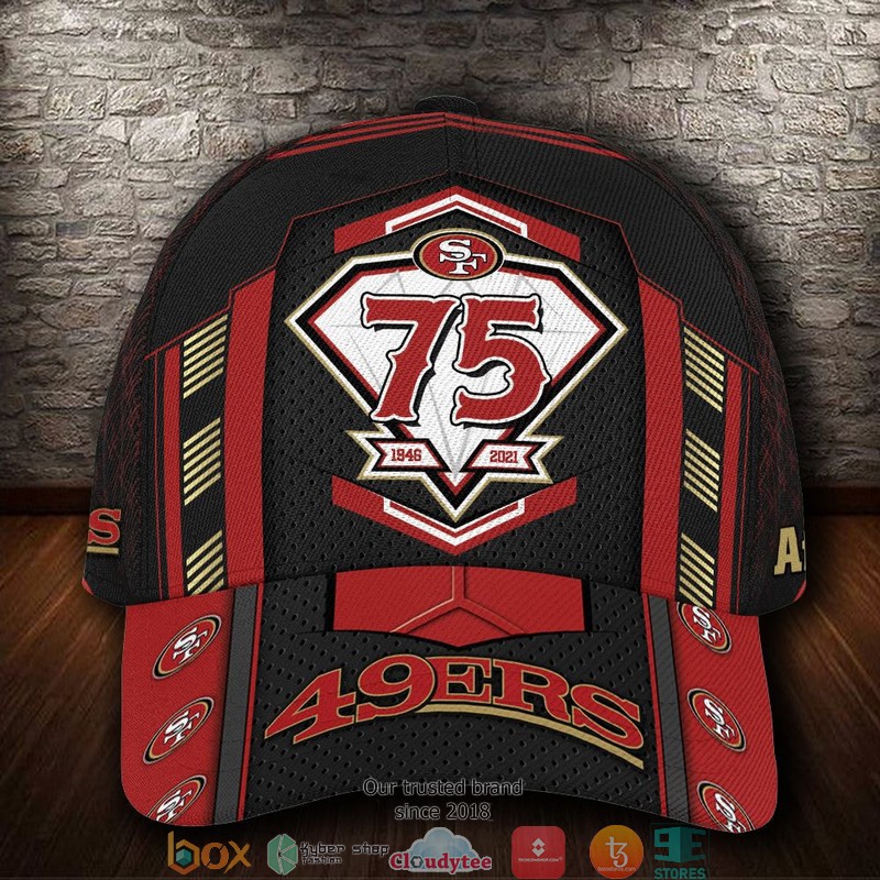San Francisco 49ers Anniversary NFL Custom Name Cap 1 San Francisco 49ers Anniversary NFL Custom Name Cap word1