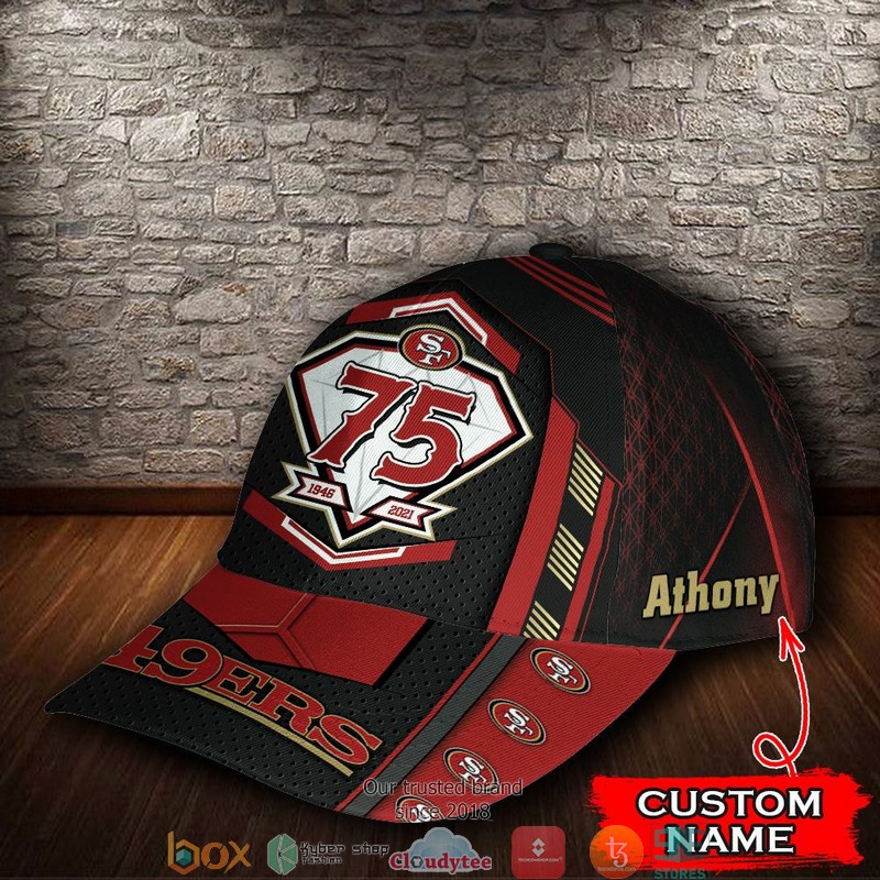 San Francisco 49ers Anniversary NFL Custom Name Cap 3 San Francisco 49ers Anniversary NFL Custom Name Cap word1
