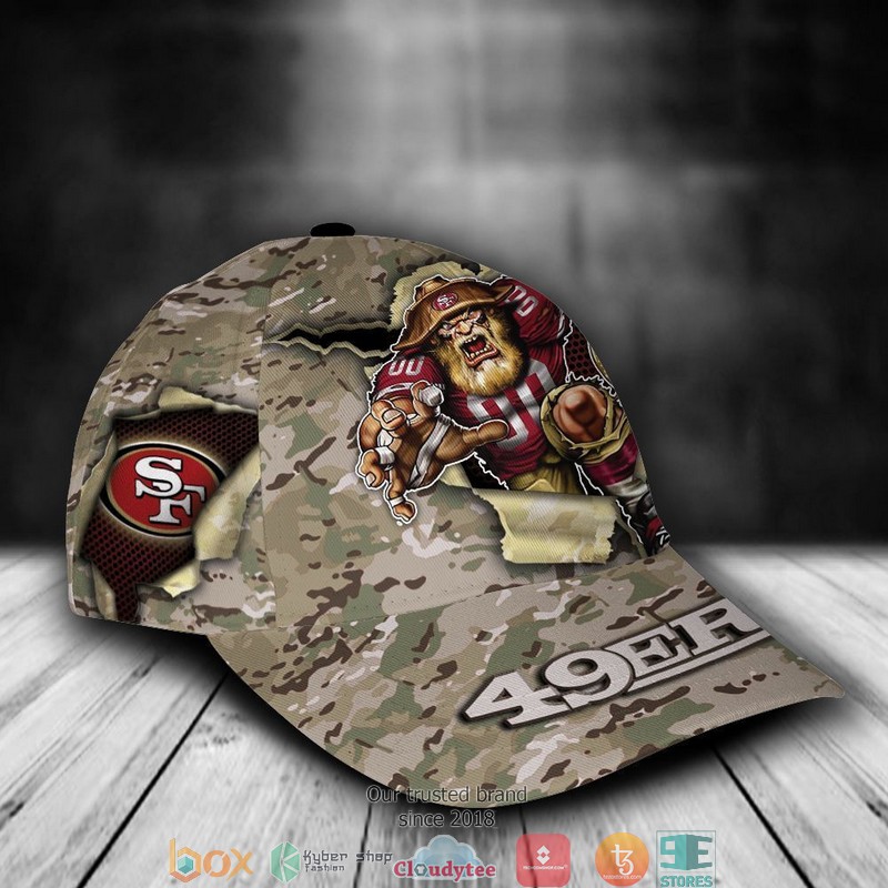 San Francisco 49ers CAMO Mascot NFL Custom Name Cap 4 San Francisco 49ers CAMO Mascot NFL Custom Name Cap word1