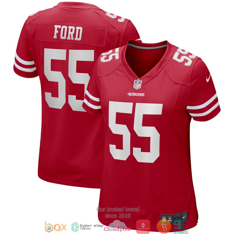 San Francisco 49ers Dee Ford Red Football Jersey
