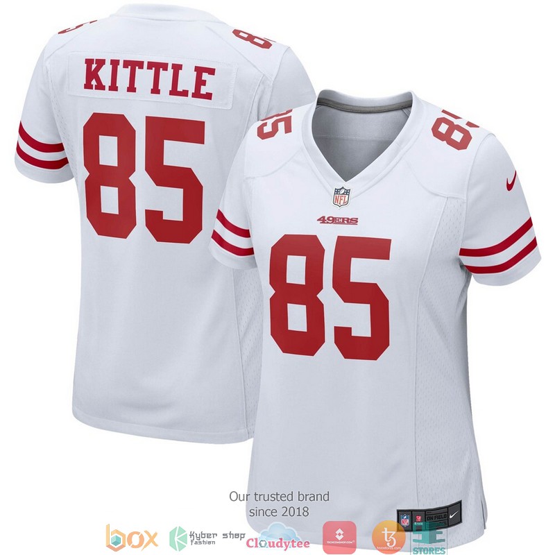 San Francisco 49ers George Kittle White Football Jersey