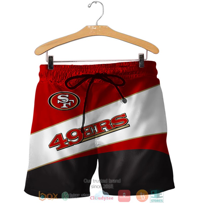 HOT San Francisco 49ers Beach Shorts 3 HOT San Francisco 49ers Beach Shorts word2